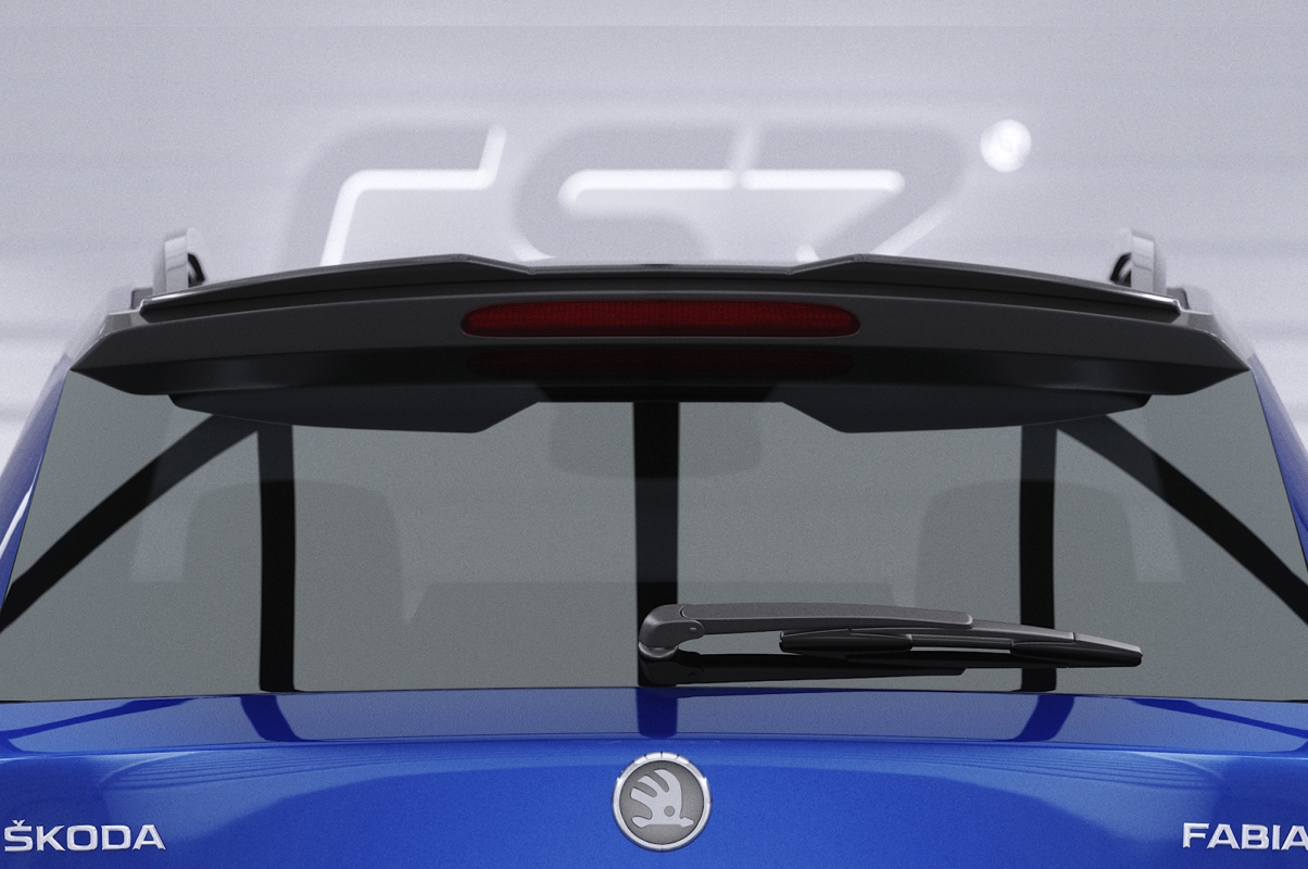 Heckflügel mit ABE - Fabia 3 Combi