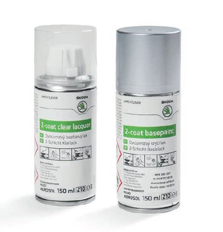 Lackspray Diamant-Silber Metallic