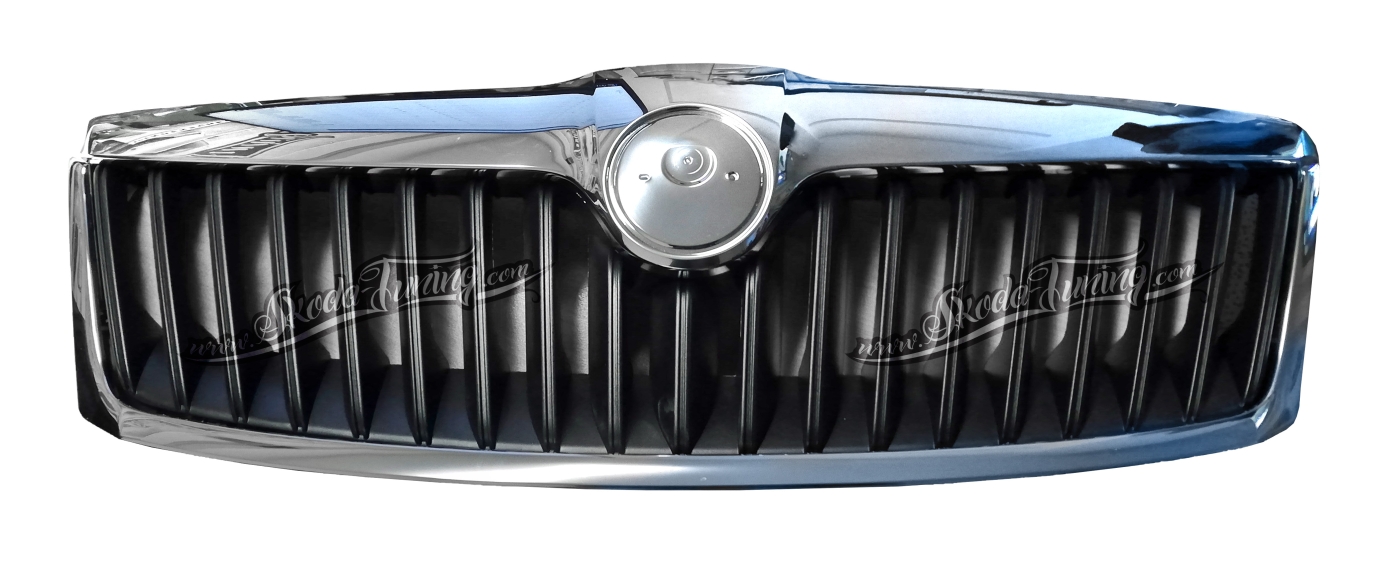 Original Skoda Frontgrill mit Rahmen für Octavia 2