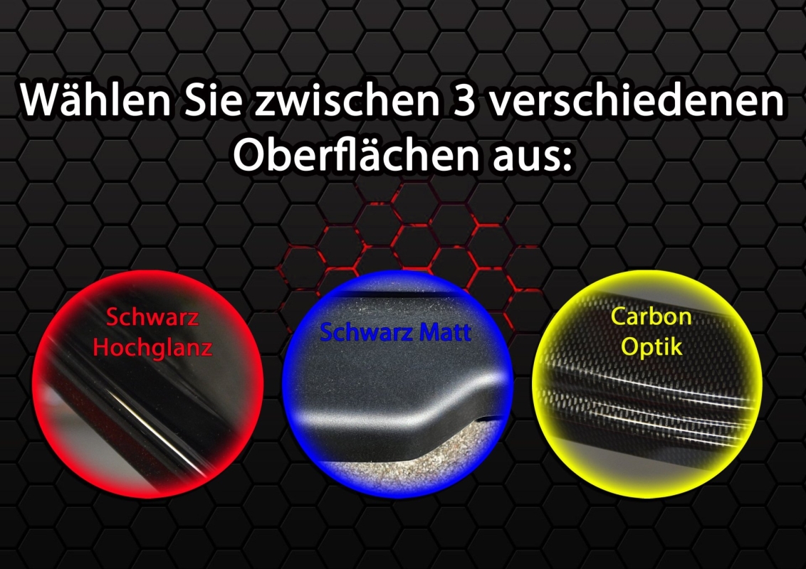Heckansatz Seitenteile