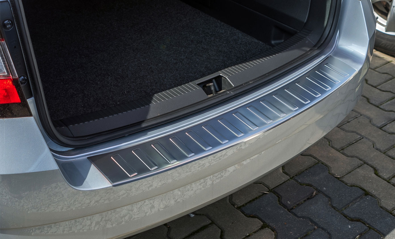 Edelstahl-Ladekantenschutz Fabia 3 Combi
