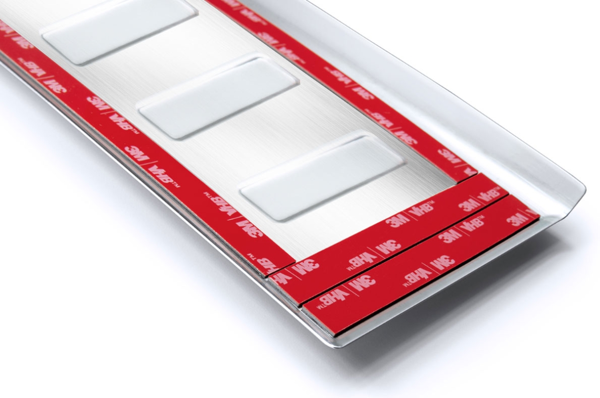 Edelstahl-Ladekantenschutz für Fabia 3 Combi FL - pulverbeschichtet