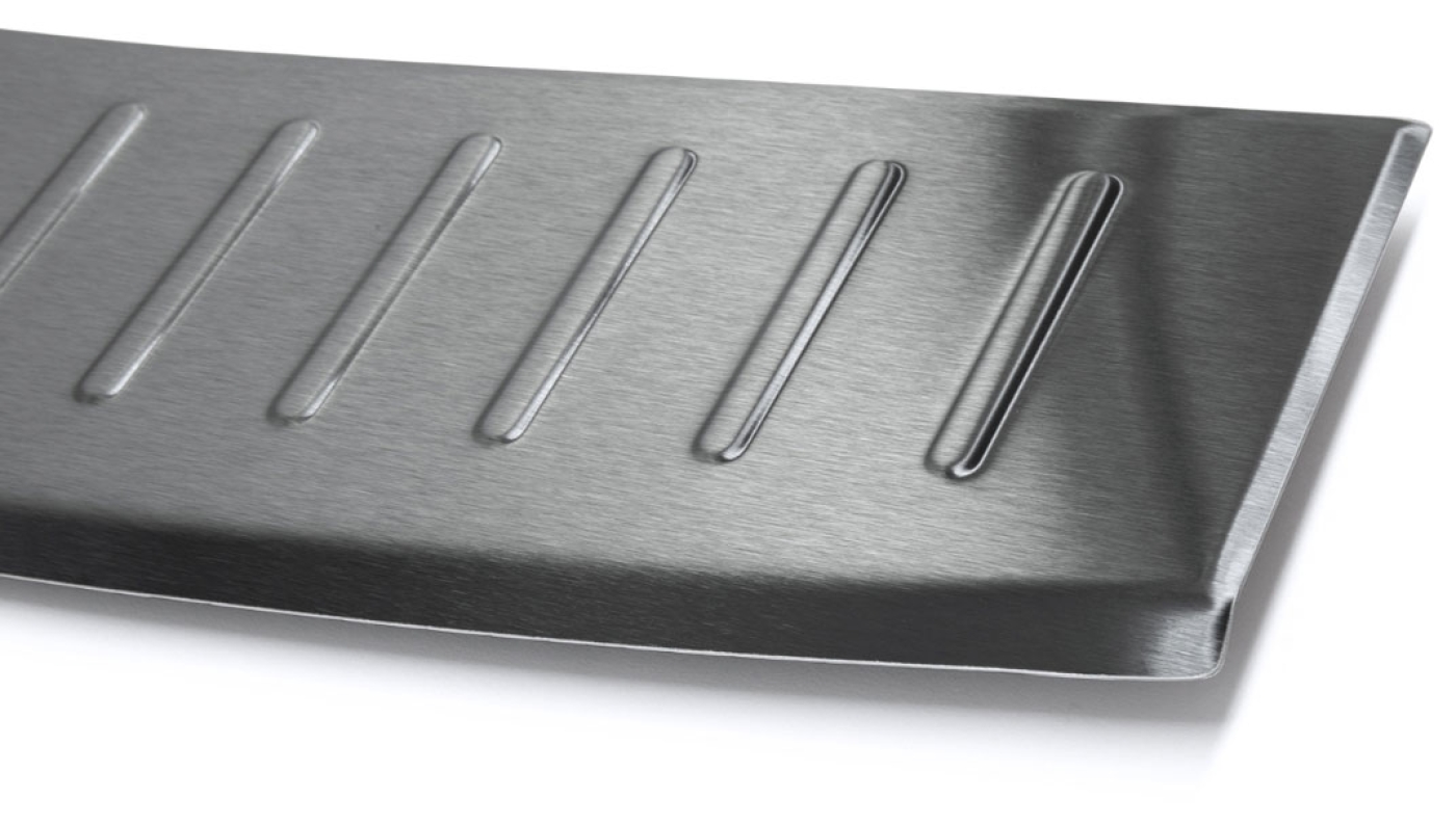 Edelstahl-Ladekantenschutz Anthrazit für Skoda Yeti