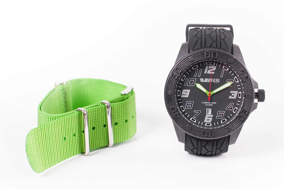 Carbon Sport-Chronograph/Taucher-Uhr RS