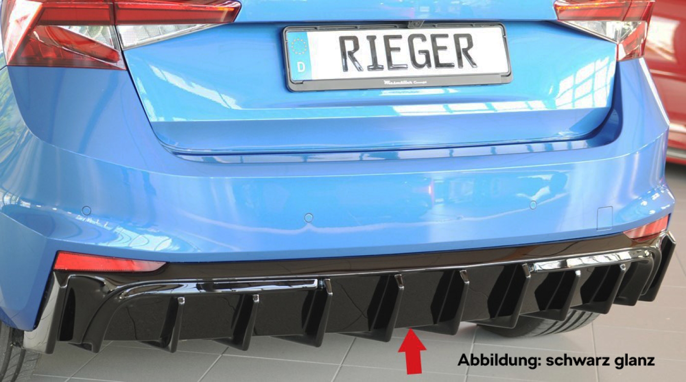 Rieger Heckeinsatz für orig. ESD Fabia 4