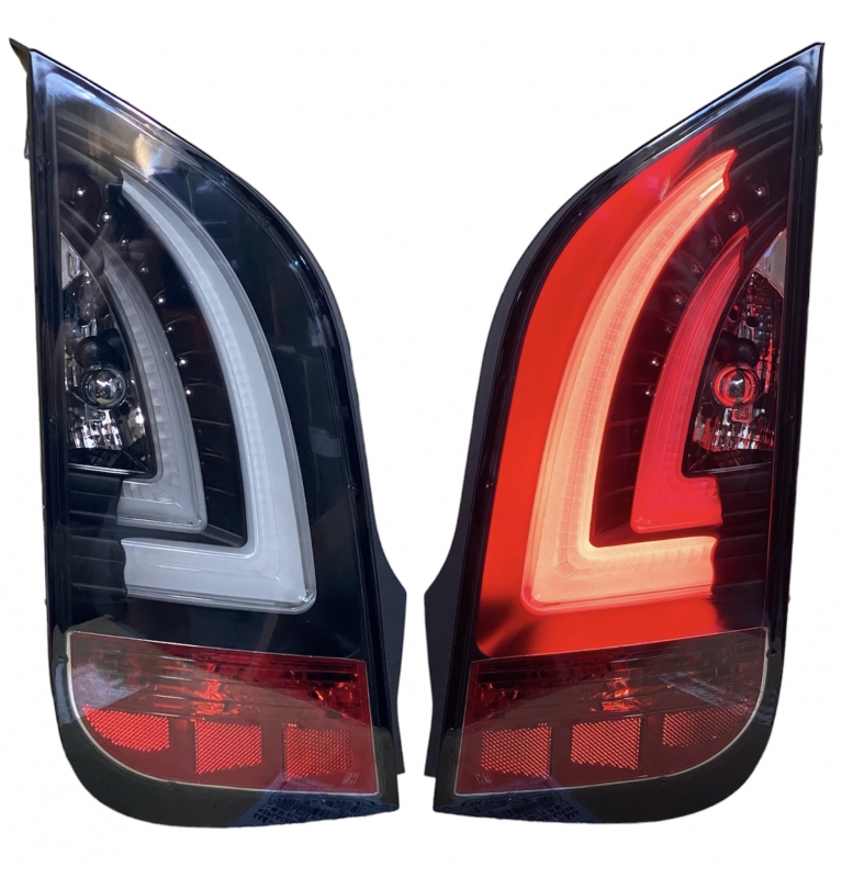 LED Rückleuchten - schwarz/klar