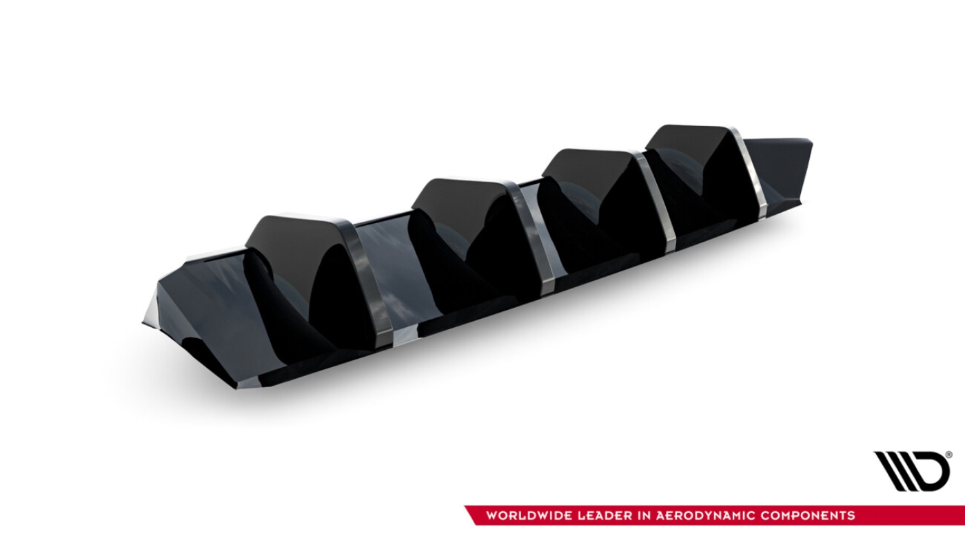 Heckdiffusor schwarz glanz für Superb 4