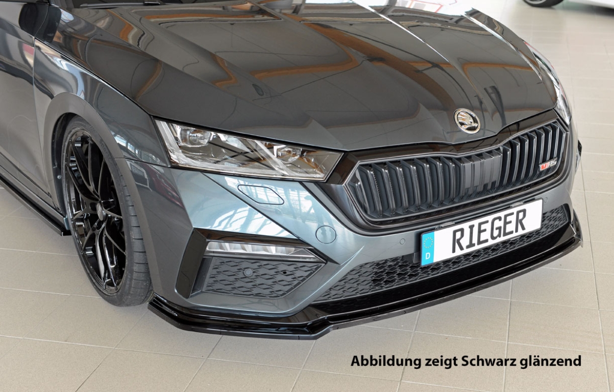 Spoilerschwert für orig. RS-Frontschürze / NUR RS VOR - FACELIFT / schwarz glänzend