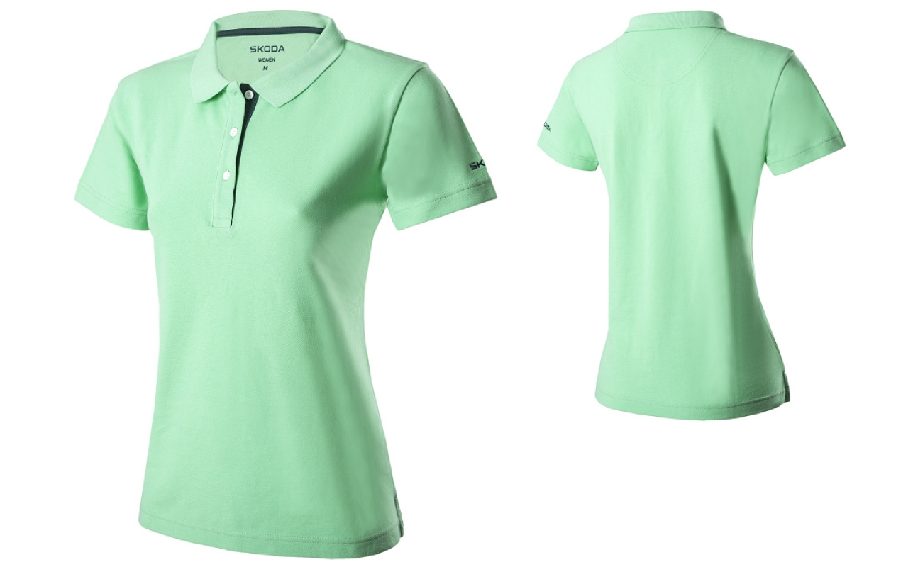 Electric-Grün Poloshirt Damen,