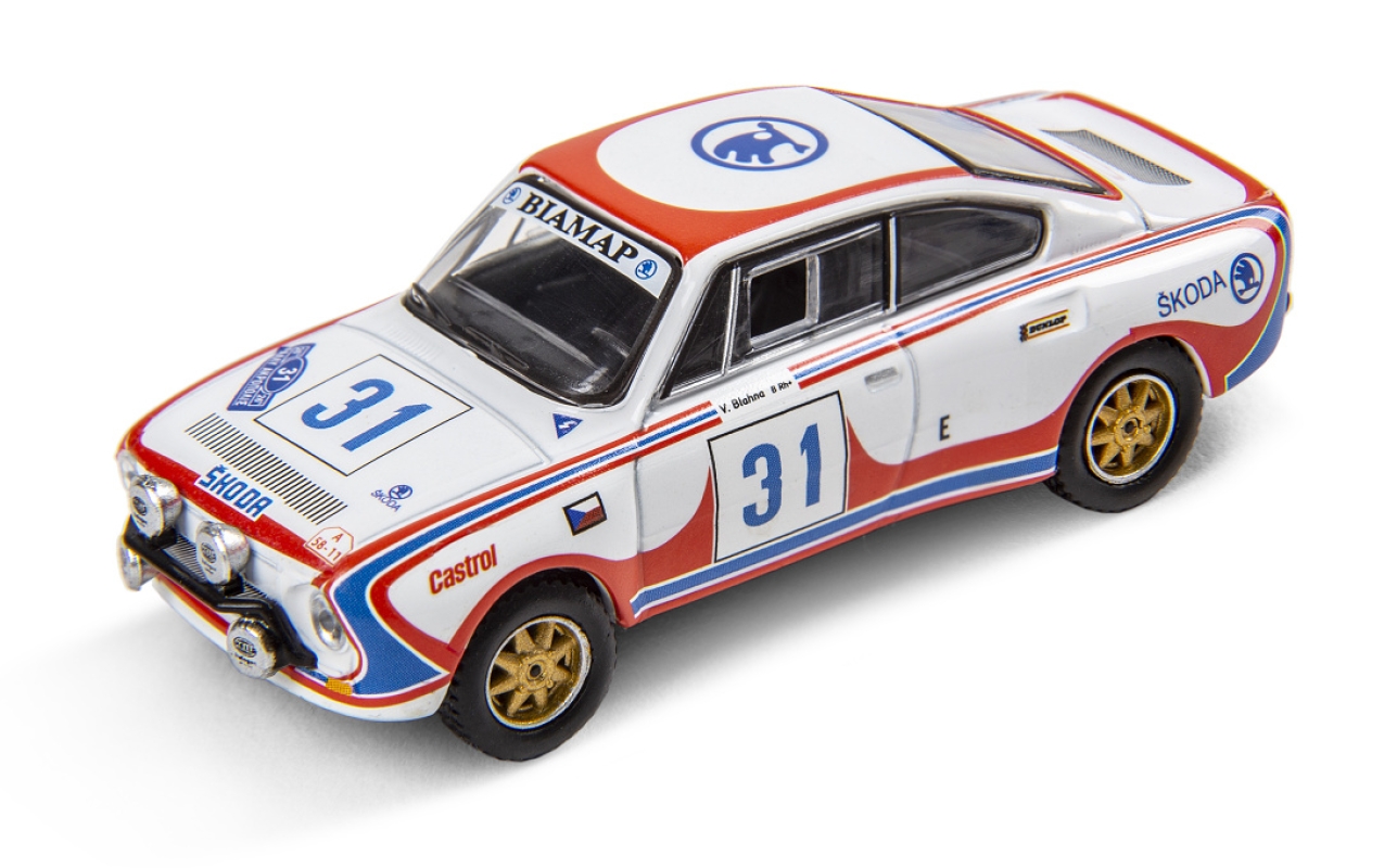 4er Set Modellautos Skoda 130 RS