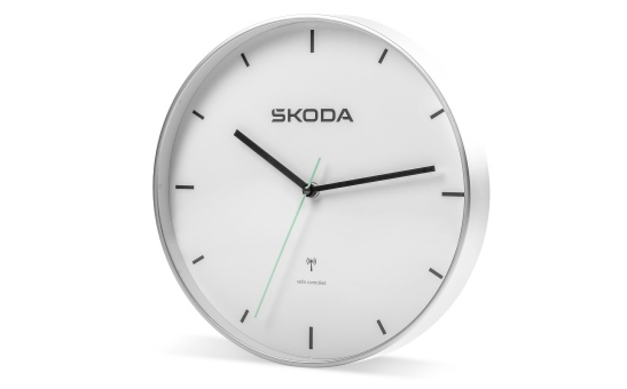 SKODA Wanduhr (Funk)