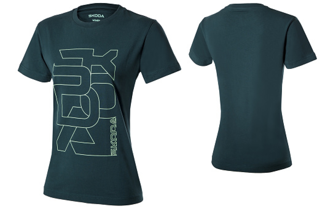 Damen T-Shirt, Emerald-Grün