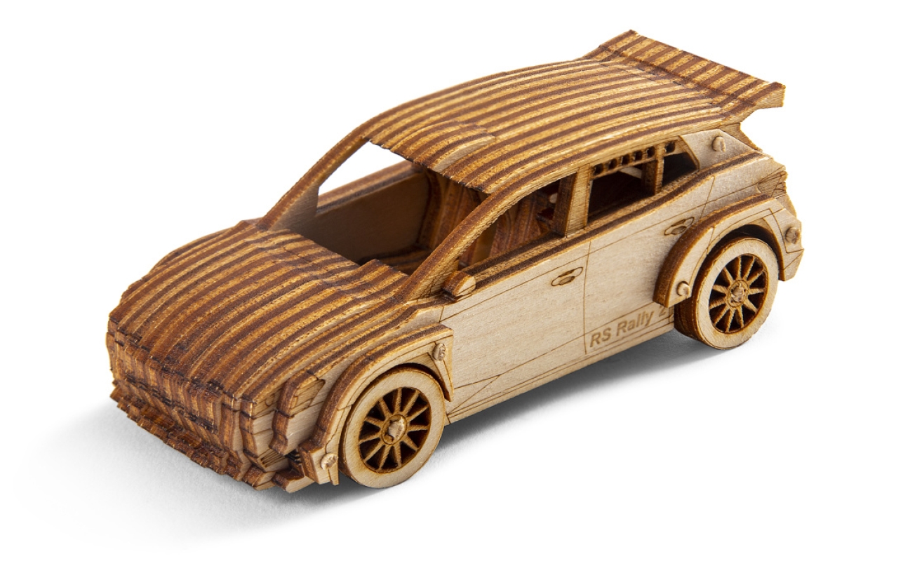 3D Holzpuzzle Škoda Fabia RS Rally2