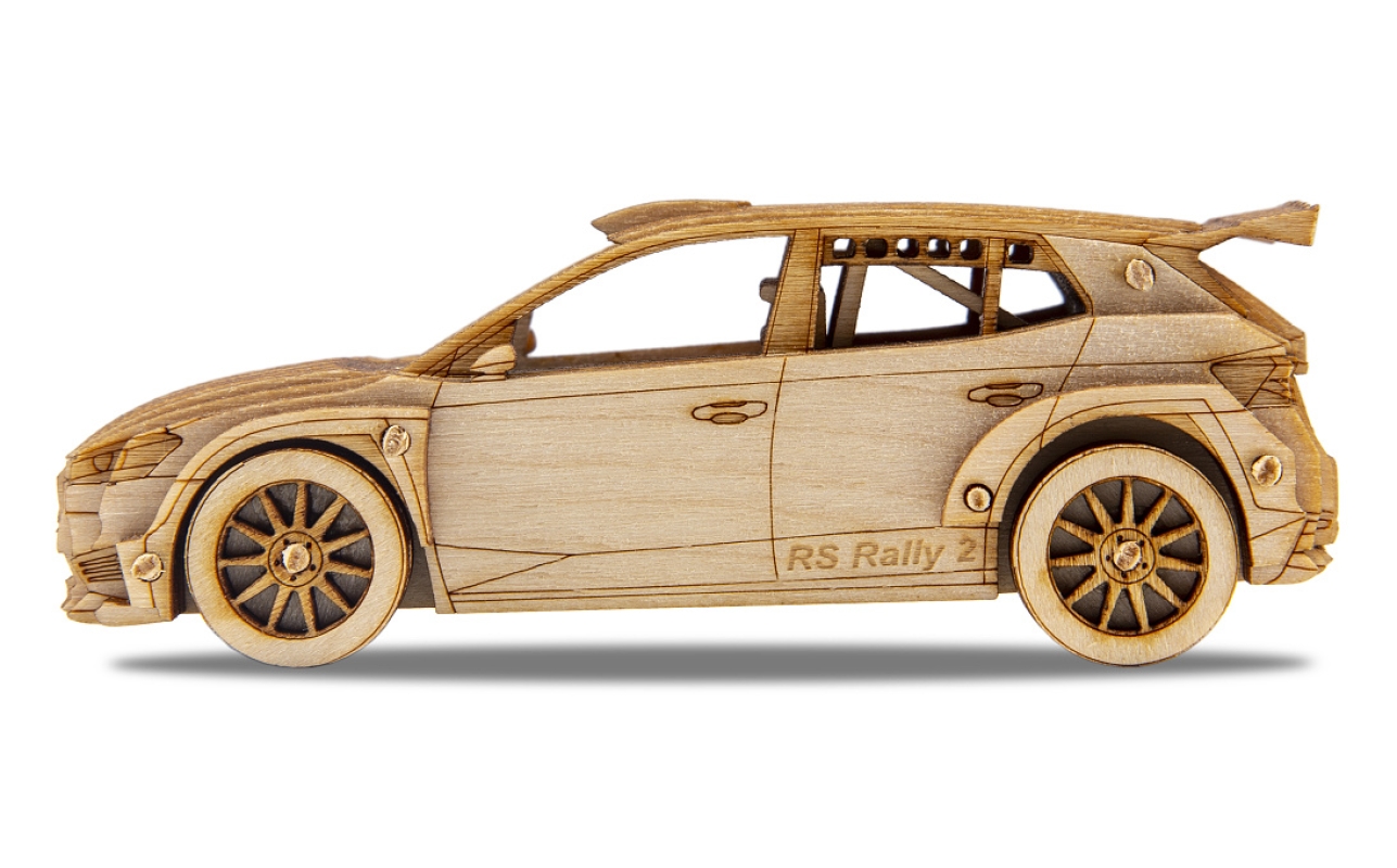 3D Holzpuzzle Škoda Fabia RS Rally2