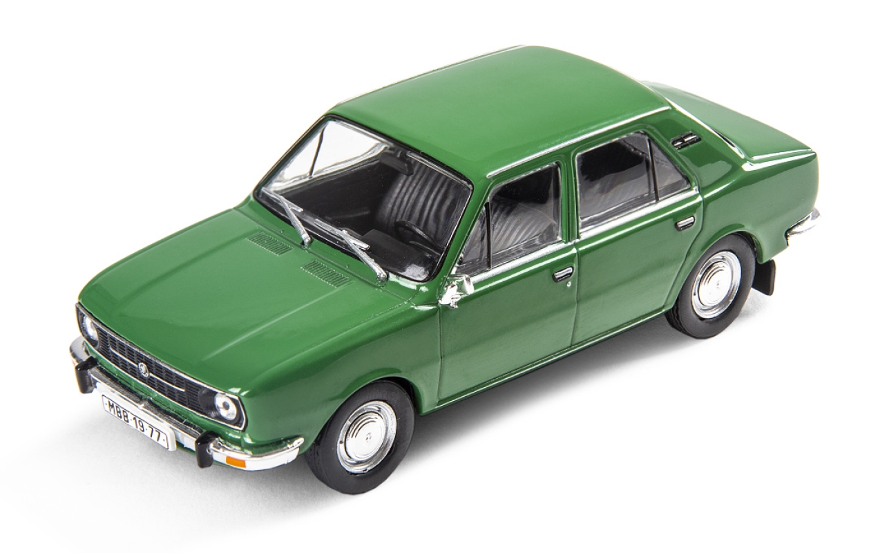 Modellauto Skoda 105L (1977) Grün
