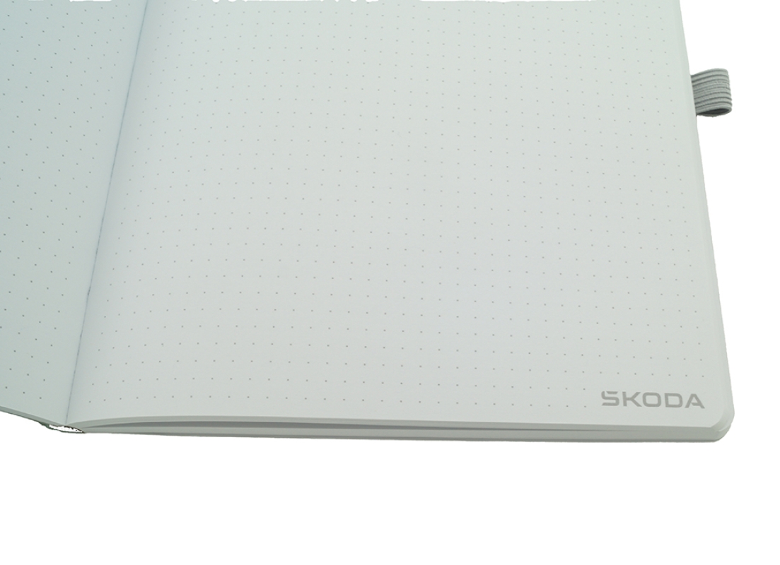 Softcover-Notizbuch Hochformatfahne Skoda