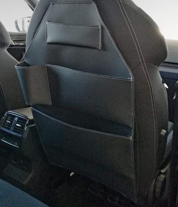 Rückenlehnenschutz mit Organizer und Trittschutz Kodiaq und Karoq