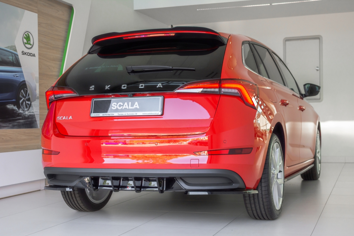 Heckansatz SKODA Scala