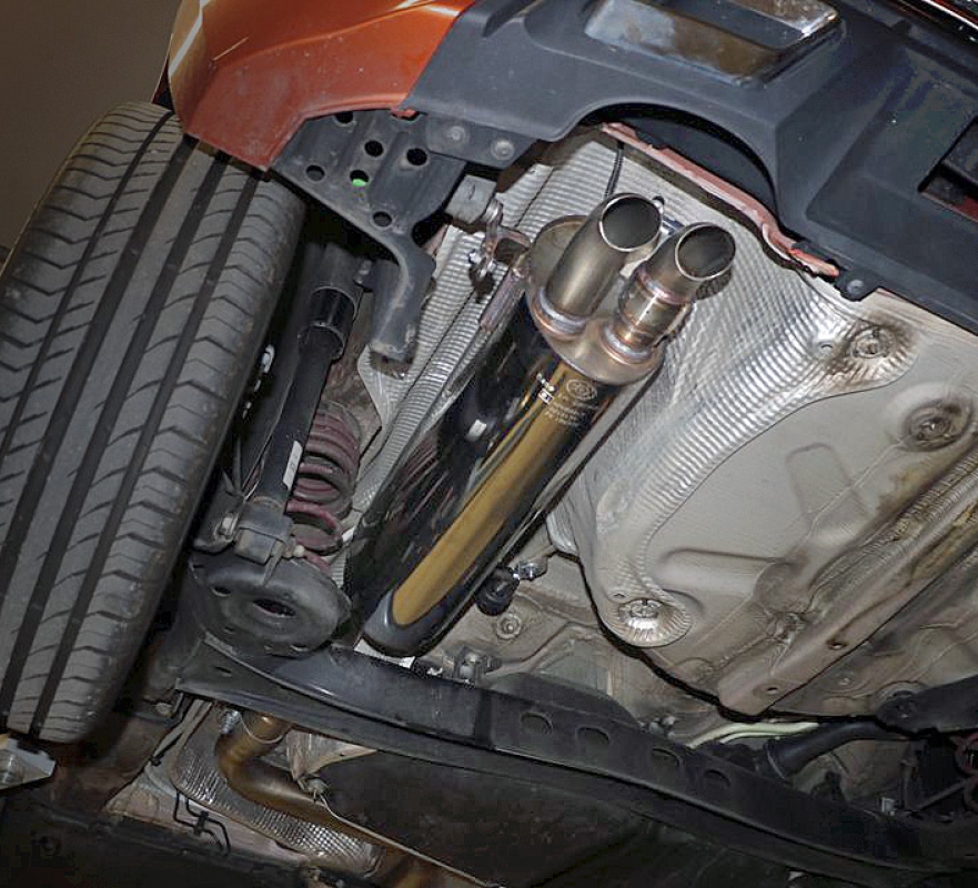 Fabia 4 (PJ) Endschalldämpfer mit elektronischer Abgasklappe