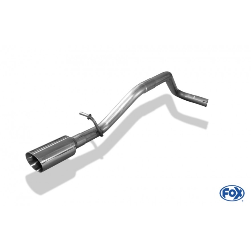 Endrohrsystem links - 1x80 Typ 25