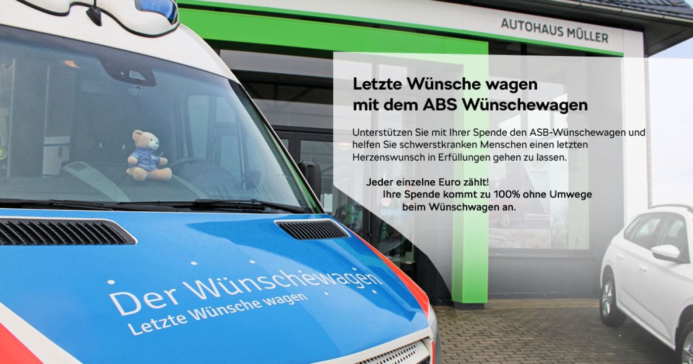Spende für Wünschewagen