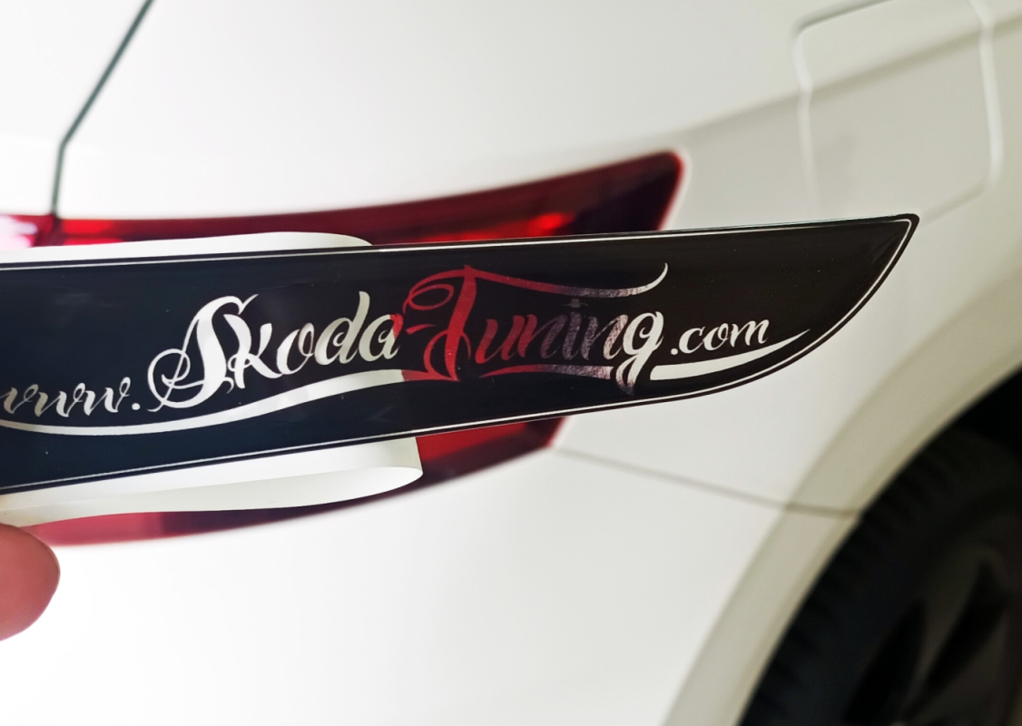 3D Kotflügel-Aufkleber-Set skoda-tuning.com