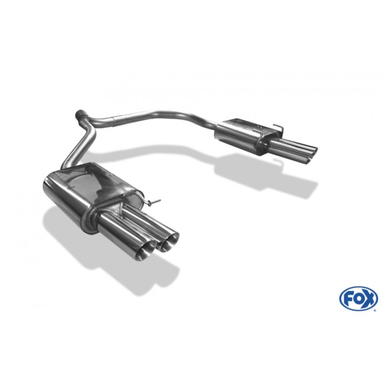Endschalldämpfer - 2x76 Typ 25 rechts/links