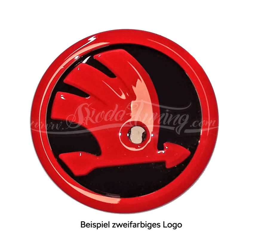 SKODA-Emblem (auch ein-/zweifarbig lackiert)