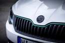 Racing Streifen, Fabia III -- grün