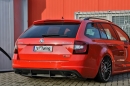 Heckansatz Diffusor mit gefrästen Finnen - Octavia III RS