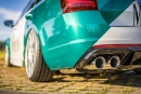 Diesel-Endrohrblenden Halbanlage rechts/links ab Kat - 2x90 Typ