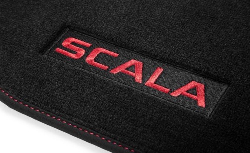 SCALA Textilfußmatten-Set Premium (Rot)